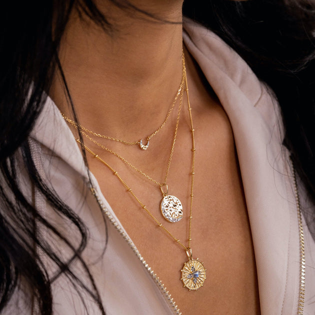 Layered Medallion Necklace – Victoria London