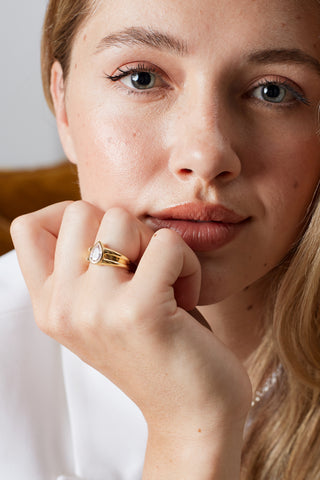 'Yes You Can' Diamond Ring | 14k Gold