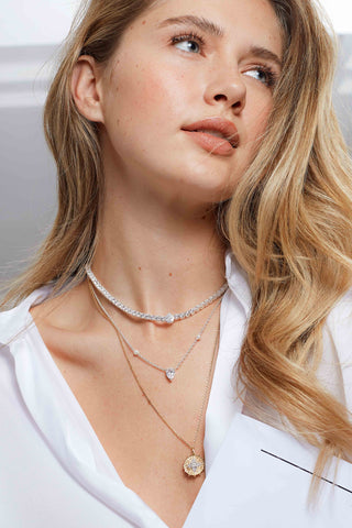 Tilly Teardrop Necklace | 14k Gold