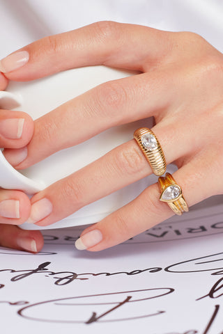 'Yes You Can' Diamond Ring | 14k Gold