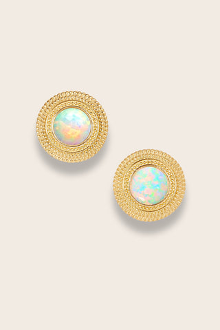 No Grit, No Pearl Studs | Opal