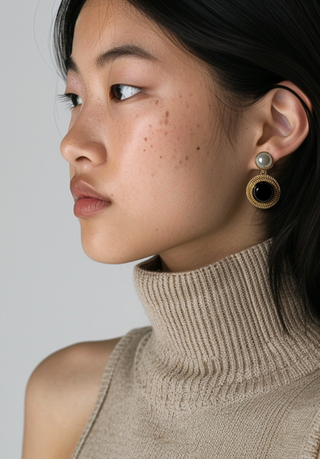 No Grit, No Pearl Drops | Black Onyx & Pearl
