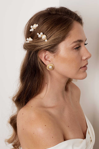 No Grit, No Pearl Studs | Pearl