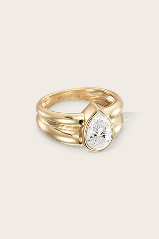 'Yes You Can' Diamond Ring | 14k Gold
