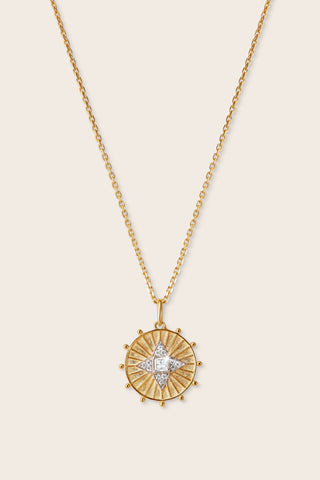 Diamond Shield Necklace