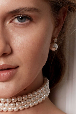 Darcey Pearl Earrings | 14k Gold