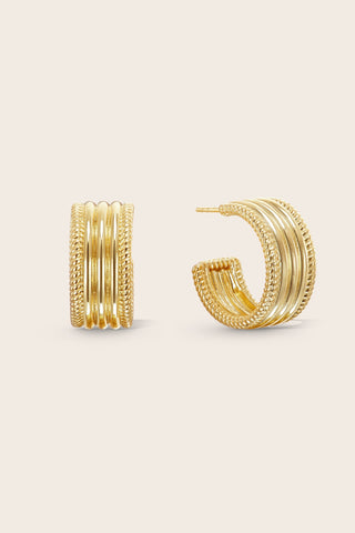 Chouchou Hoops | 14k Gold