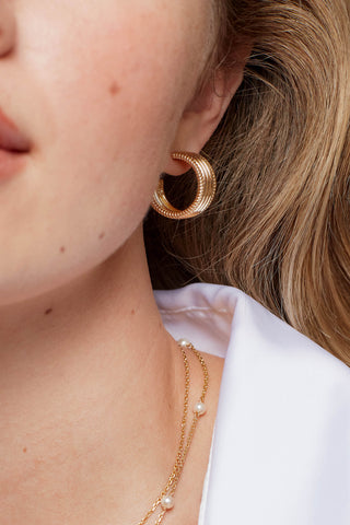 Chouchou Hoops | 14k Gold