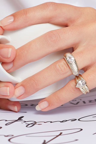 'Yes You Can' Diamond Ring | Sterling Silver