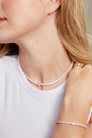 Tasha Tennis Necklace