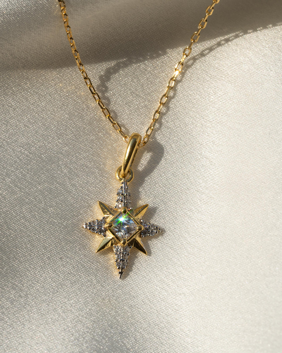 Luca Lock Necklace- 14kt Lock Necklace- Lucky Star Jewels