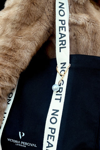 The Glamvas Tote Bag - Black / Pearl