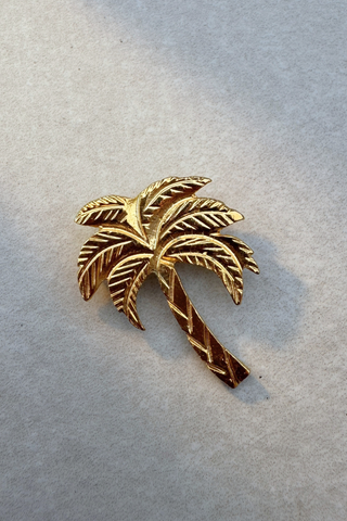 Vintage Palm Tree Brooch