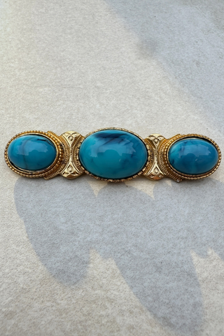Vintage Turquoise Brooch