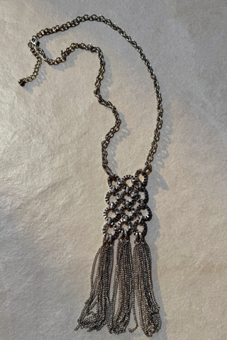 1970s Tassel Kaftan Necklace