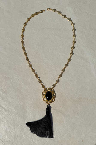 Black Tassel Chain