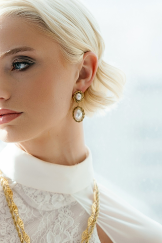 Fortunado 'Lucky' Earrings | Pearl
