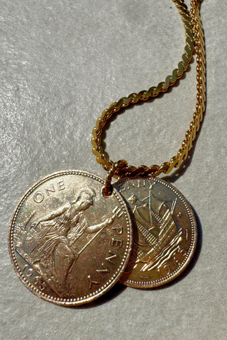 1965 Coins &  Snake Chain