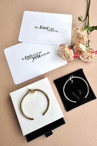 Knot Bangle - 18K Gold Plated