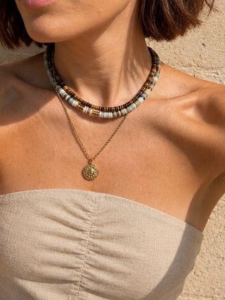 Tiger's Eye Beaded Necklace