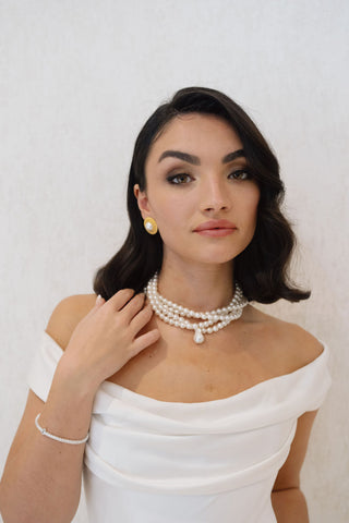 Charlotte Layered Baroque Pearl Necklace