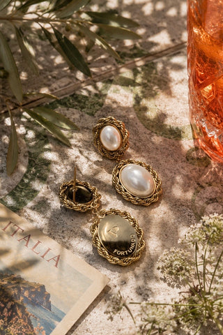 Fortunado 'Lucky' Earrings | Pearl