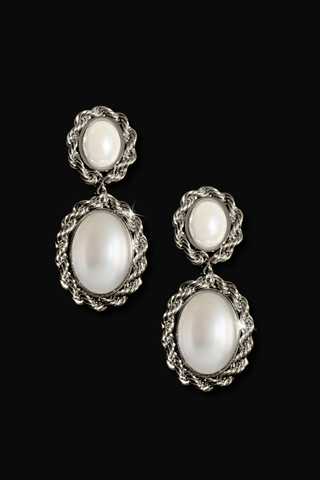 Fortunado 'Lucky' Earrings | Pearl