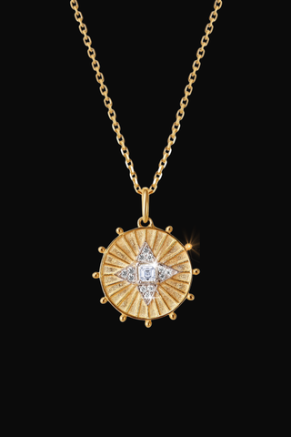 Diamond Shield Necklace