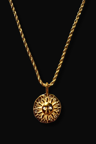'Lucky' Italian Sundial Talisman
