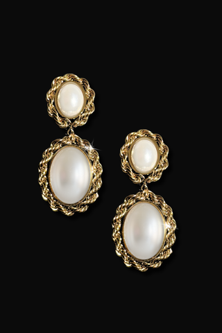 Fortunado 'Lucky' Earrings | Pearl