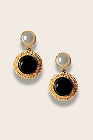 No Grit, No Pearl Drops | Black Onyx & Pearl