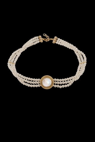 Moonstone 'Queen Everyday' Pearl Choker