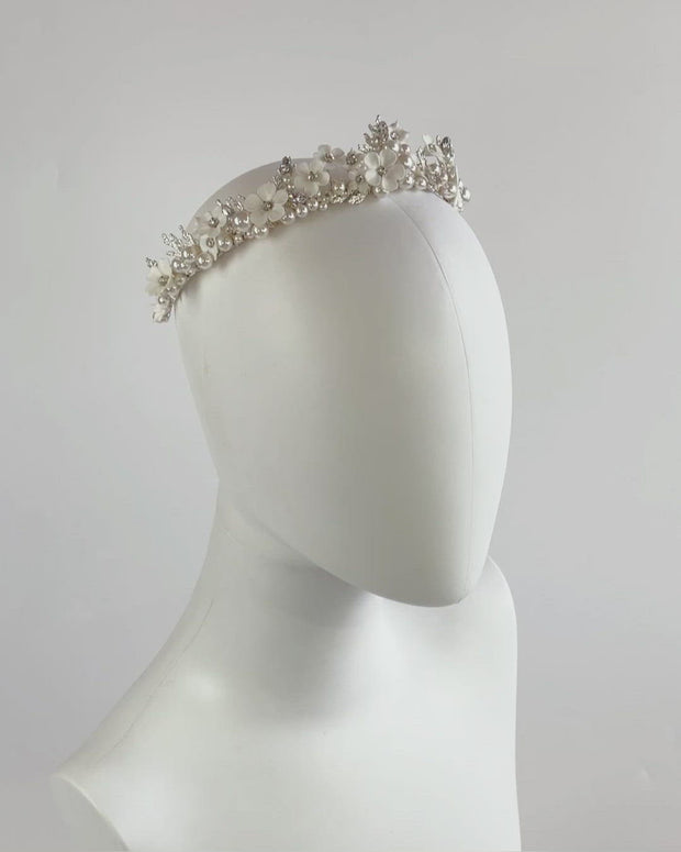 Romee Pearl Headband Bridal Headpiece Bridal Headband Pearl 